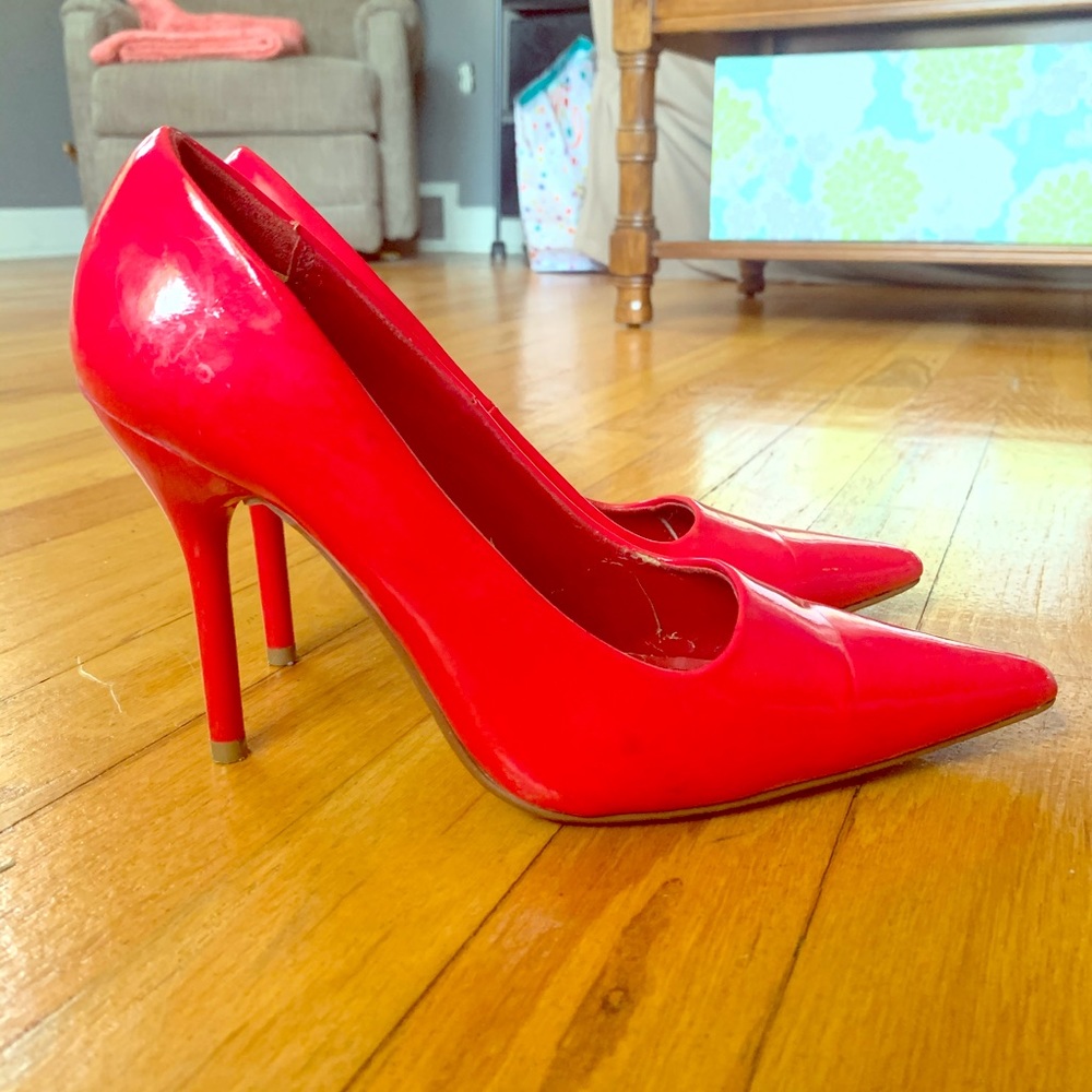 Red high heels